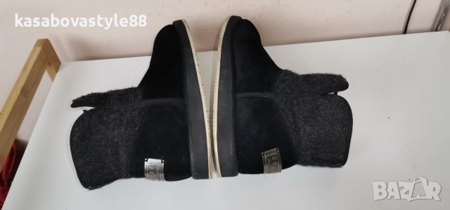 Боти Esprit 38 н. Естествен велур , снимка 8 - Дамски боти - 52377331