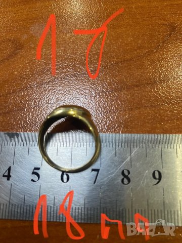 Дамски златен пръстен, снимка 3 - Пръстени - 39876589