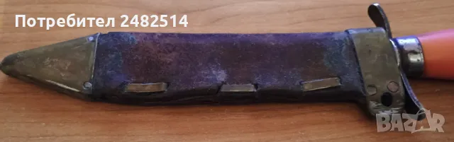 Старинен колекционерски шведски нож с много стара кания, снимка 5 - Ножове - 48998356