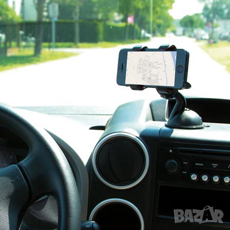 Универсална вакуум стойка (360°) за телефон, навигация за автомобил, снимка 6 - Аксесоари и консумативи - 28306556