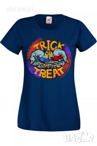 Дамска тениска Halloween 05,Halloween,Хелоуин,Празник,Забавление,Изненада,Обичаи,, снимка 6 - Тениски - 38146523