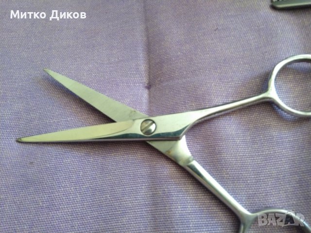 BETER Ножица професионална малка за подстригване-125мм и ножица за филиране-150мм, снимка 12 - Други - 37427191
