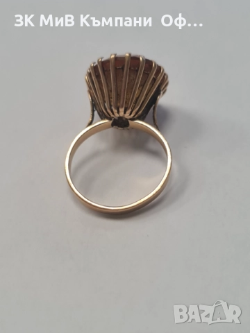 Уникалтен дамски златен пръстен - 8.62гр. - 18К, снимка 3 - Пръстени - 52463449
