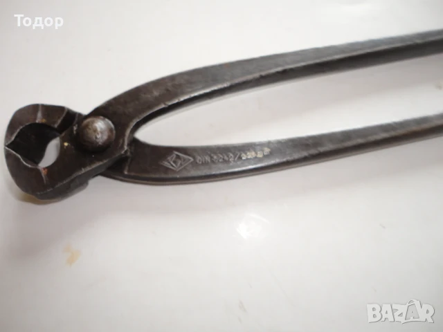 Немски арматурни клещи Din 5242, снимка 10 - Клещи - 50588748