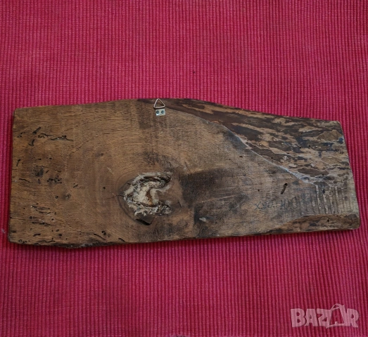 Авторска картина, дърворезба върху стара дъска. , снимка 6 - Картини - 53205259
