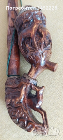 лула дърворезба за ценители отлична , снимка 7 - Антикварни и старинни предмети - 52412095