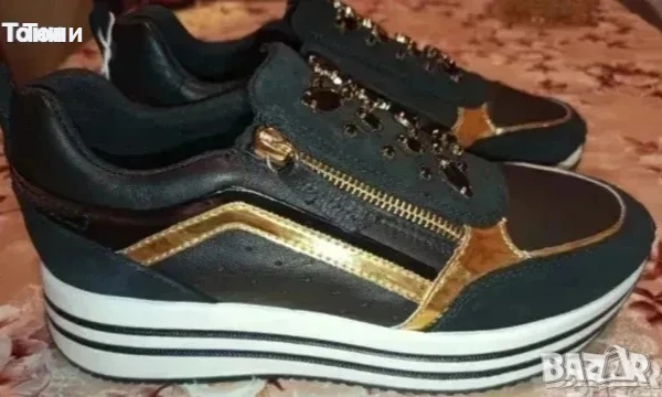 GEOX RESPIRA ORIGINAL Луксозни Дамски Високи Маратонки от Естествена Кожа Нови 39, снимка 11 - Маратонки - 51245056