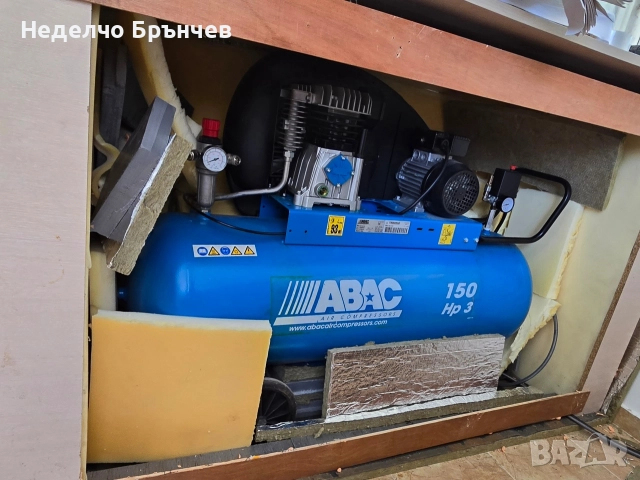 Компресор за въздух Abac A29B 150 CM3/320, снимка 3 - Компресори - 52683104