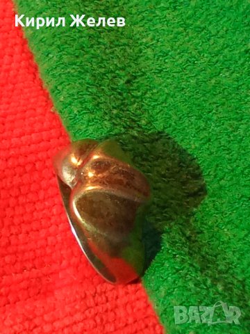 СТИЛЕН и ЕЛЕГАНТЕН СРЕБЪРЕН ПРЪСТЕН СТАРА РЪЧНА МАЙСТОРСКА ИЗРАБОТКА ВИСОКА ПРОБА СРЕБРО 19431, снимка 11 - Пръстени - 31557414