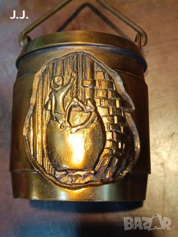 Декоративен бронзов съд, снимка 3 - Декорация за дома - 43956736