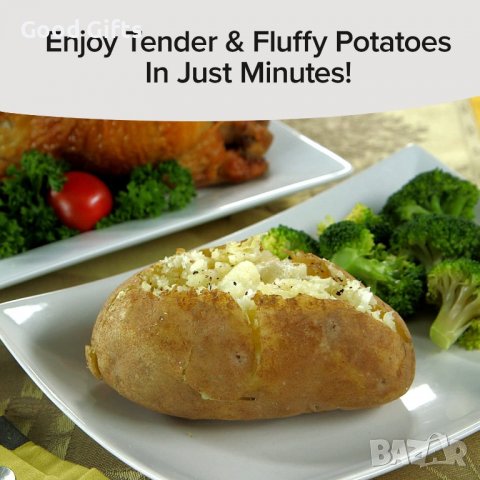 Уред за вкусни картофи приготвени в микровълнова Delicious Potatoes, снимка 3 - Други - 39387437