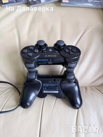 PlayStation 3 Slim 120GB + 2 джойстика + 5 игри, снимка 5 - PlayStation конзоли - 52531002