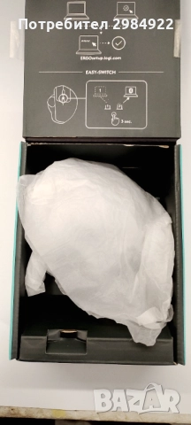 Ергономична мишка LOGITECH MX ERGO BLUETOOTH и с приемник комплект, снимка 8 - Клавиатури и мишки - 52932978