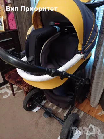 Чисто нова детска количка лукс и комбинация лятна зимна и кош- перфектната покупка за новия член  , снимка 7 - Детски колички - 46319717