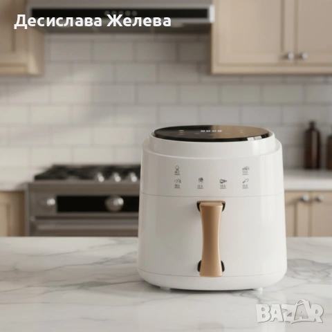 Дигитален въздушен фритюрник Cheffinger Led Air Fryer 1400W - 8L, снимка 2 - Фритюрници - 53397714