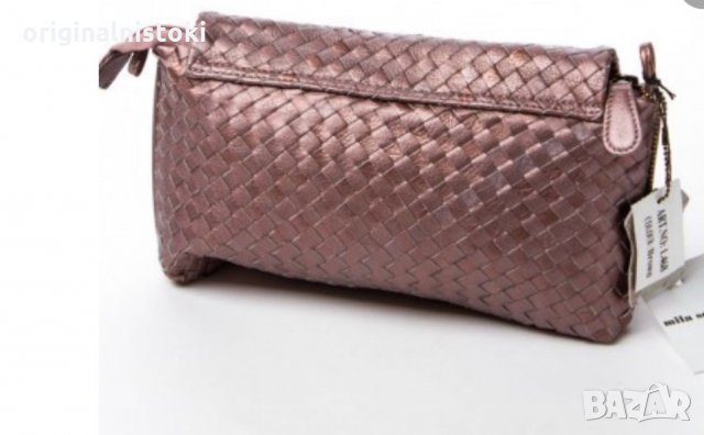 Естествена кожа чанта  MILA SCOHN, снимка 3 - Чанти - 28023297
