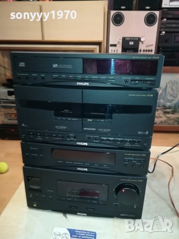 PHILIPS ЦД ДВОЕН ДЕК ТУНЕР И УСИЛВАТЕЛ-ВНОС SWISS LNVR0101241657, снимка 4 - Ресийвъри, усилватели, смесителни пултове - 43611873