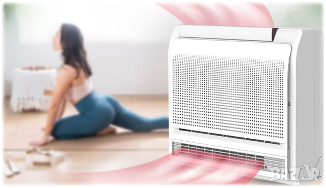 	AUX AUCO-H12/4R3B/AL-H12/NDR3HB2(U) – Подов климатик Wi-Fi, 12 000 BTU, Клас A++ с Включен монтаж, снимка 2 - Климатици - 42991099