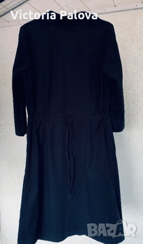 Стилна спортна черна рокля POLARN O. PURET Швеция, снимка 8 - Рокли - 44134461