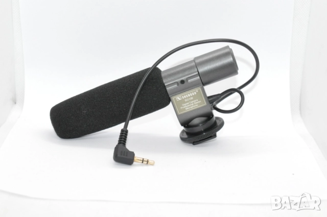 Микрофон за камери Shonggu SG108, снимка 2 - Чанти, стативи, аксесоари - 52382039