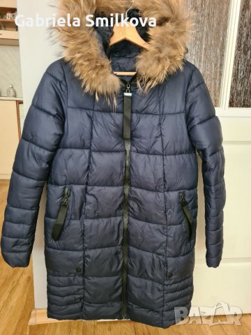 Зимно яке, естествен косъм