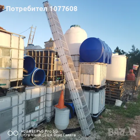 ПРОФЕСИОНАЛНА ТРИРАМЕННА АЛУМИНИЕВА СТЪЛБА 12.20 метра