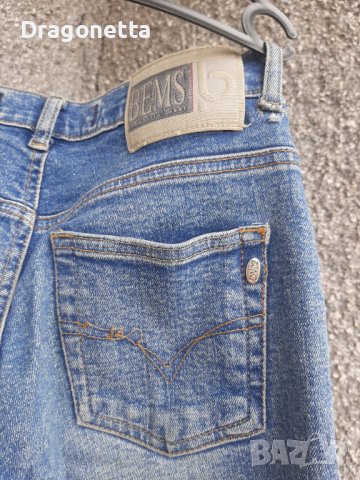 Дамски дънки чарлстон,28 размер, ханш 90см,талия 60см,дължина крачол 98см, снимка 4 - Дънки - 40129048