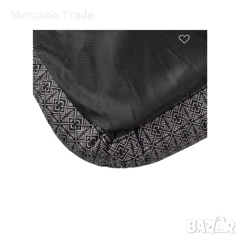 Легло за домашни любимци Mercado Trade, Правоъгълно, Сиво каре, снимка 4 - За кучета - 48489028