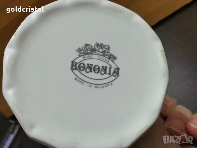 стар български костен порцелан Бононя латиера , снимка 3 - Антикварни и старинни предмети - 49017499