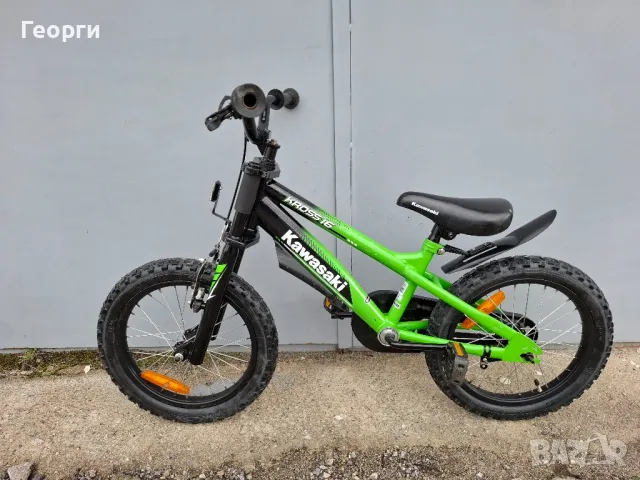 Детски велосипед Kross Kawasaki-16цола, снимка 4 - Велосипеди - 49752070