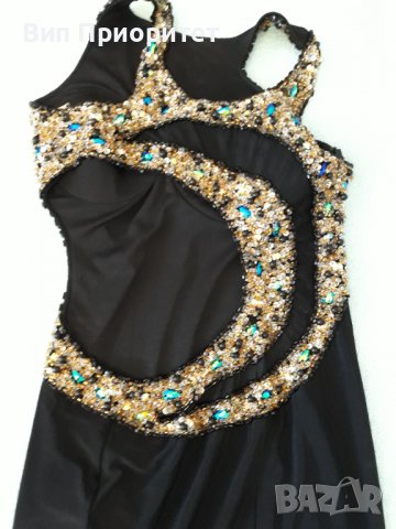 Скъпа , много скъпа вечерна тежка рокля с камъни , дълга , елегантна , за най-изискана дама, снимка 11 - Рокли - 37344146