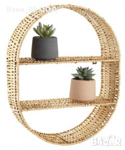 Рафт/етажерка от плетена върба, снимка 3 - Етажерки - 32298371