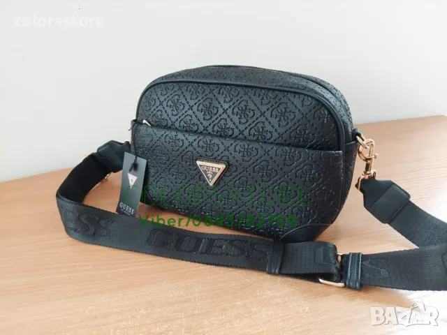 Черна чанта Guess кодSG-22A, снимка 5 - Чанти - 44745941