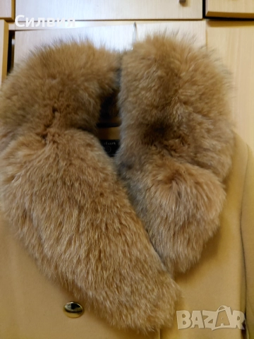 Ново палто кашмир яка лисица за 280 лв, снимка 3 - Палта, манта - 52194193