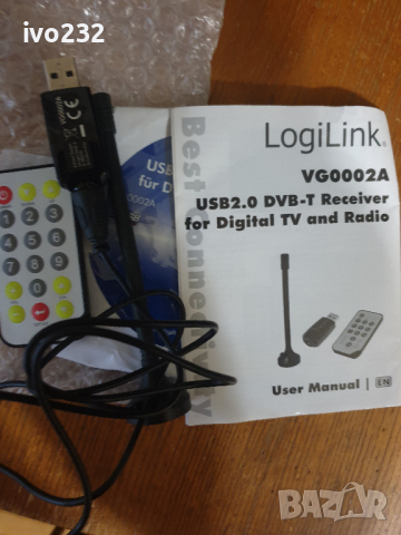 logilink dvb usb tv receiver and radio, снимка 1 - Друга електроника - 36558822