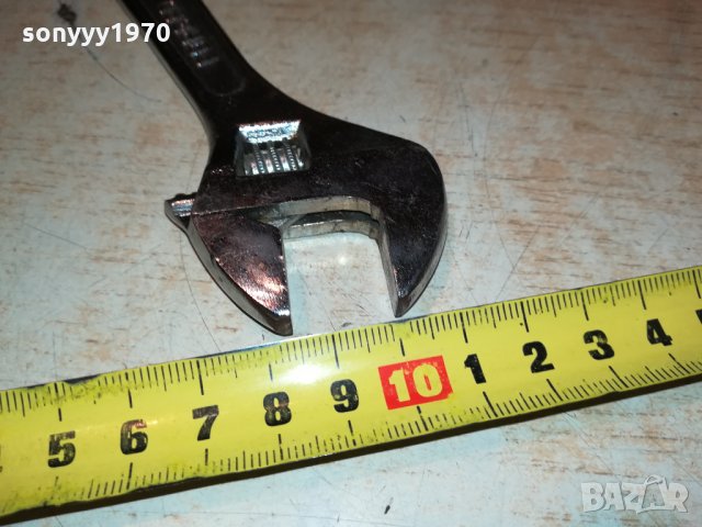 FORGED STEEL-раздвижен ключ от франция 1612211954, снимка 6 - Ключове - 35164223