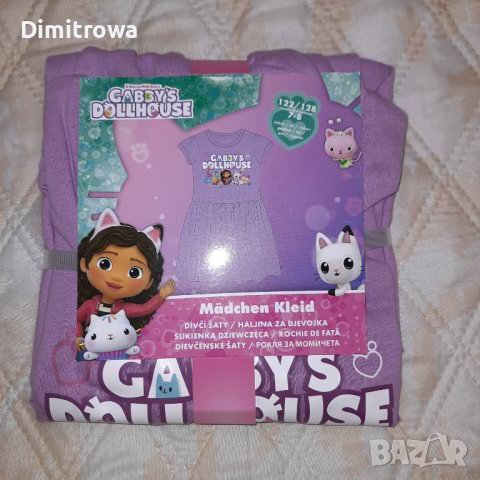 р-р122-128см Gabby's Dollhouse рокля, снимка 3 - Детски рокли и поли - 42955385
