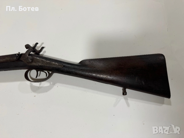 Стара двуцевна капсулна пушка, снимка 5 - Антикварни и старинни предмети - 52817604