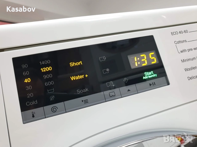 Miele W1 Excellence Active Пералня Миеле 12м Гаранция, снимка 2 - Перални - 53278624
