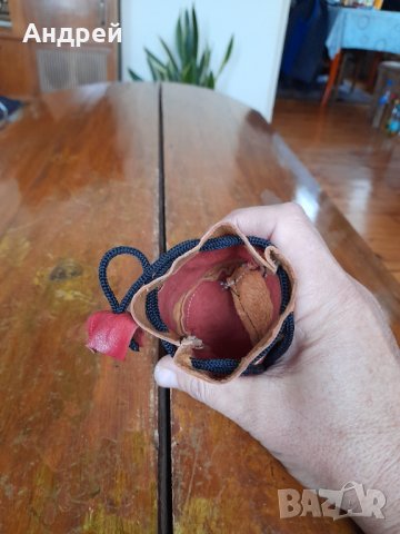 Стара кожена кесия #3, снимка 4 - Други ценни предмети - 43314928