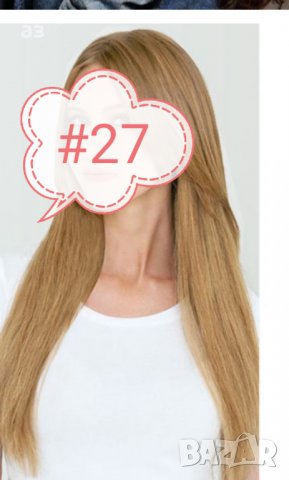 Естествена коса дълга 60 см., снимка 2 - Аксесоари за коса - 25168700
