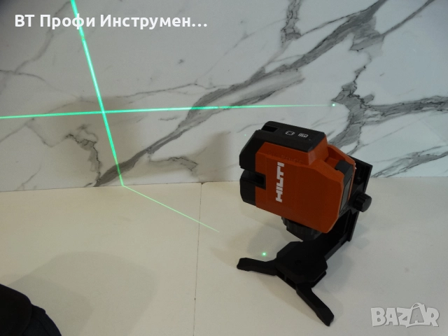 Hilti PM 20 CG - Зелен лазер с отвес, снимка 4 - Измервателни инструменти - 51939709