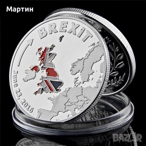 Монета UK Brexit Брекзит, снимка 1 - Нумизматика и бонистика - 39342624