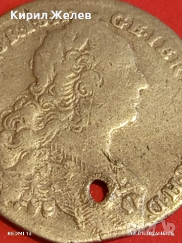 Сребърна монета 7 кройцера 1762г. Франц първи Австрия за КОЛЕКЦИЯ 52620, снимка 9 - Нумизматика и бонистика - 53097341