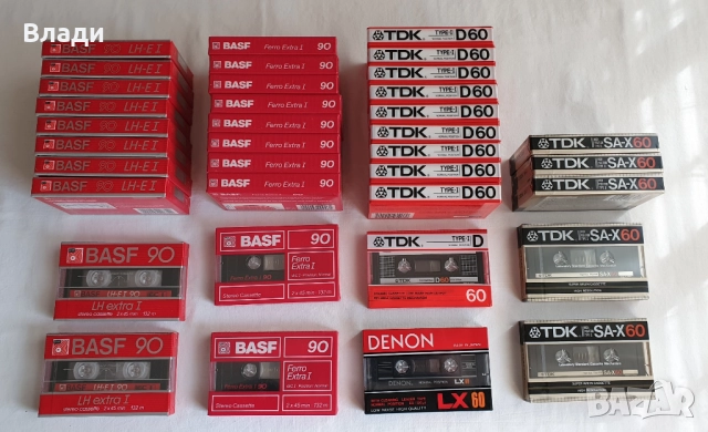 Нови аудио касети Sony, BASF, Denon