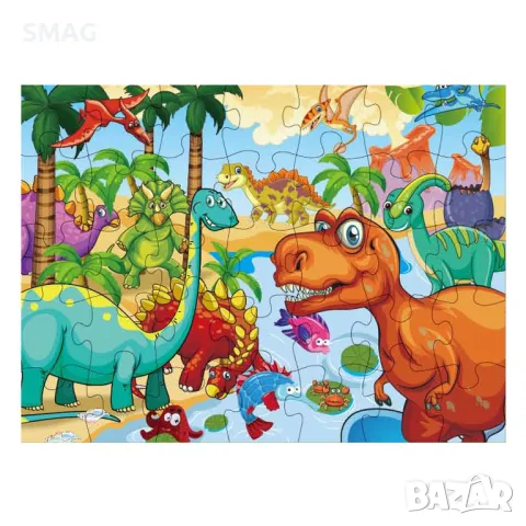 Подов пъзел с динозаври (35 Джъмбо части) S_1199057