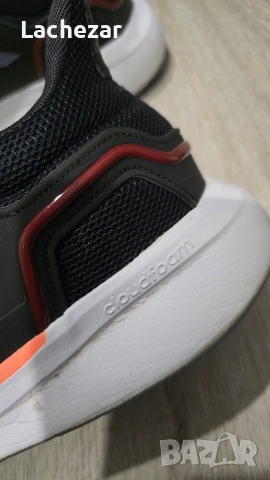 Мъжки маратонки за бягане Adidas Еq19 Run H02037черен номер 46.5, снимка 3 - Маратонки - 53065247
