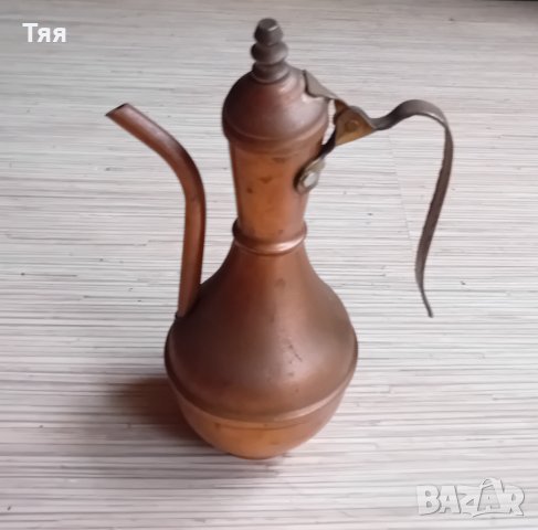 Медна захарница и ибрик , снимка 2 - Антикварни и старинни предмети - 44103636