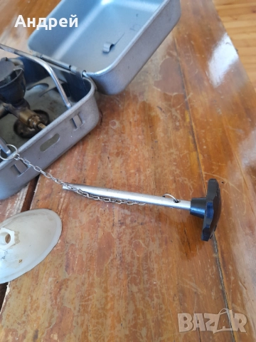 Стар туристически бензинов котлон,примус, снимка 6 - Други ценни предмети - 52065683