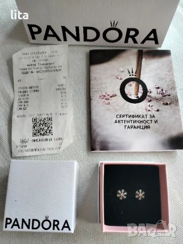 Сребърни обеци Pandora